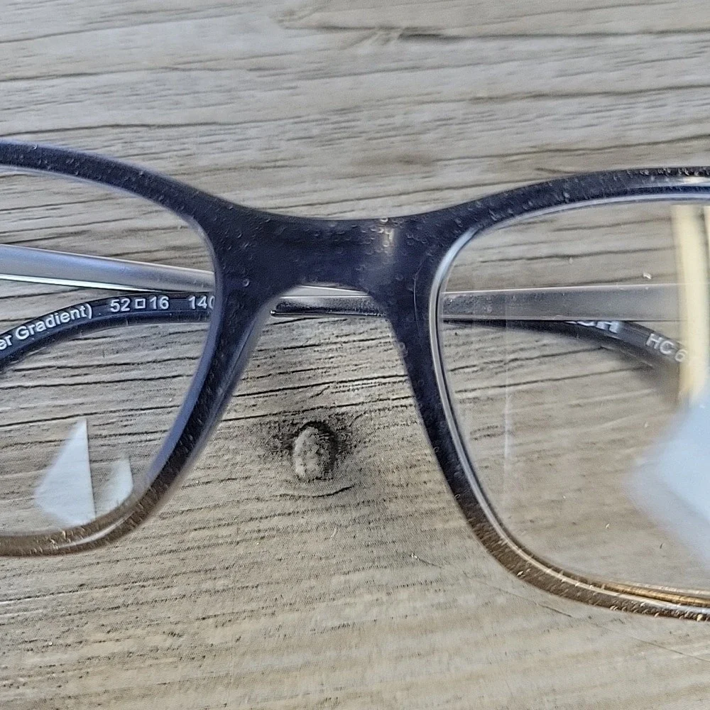 COACH NEW YORK HC6110 5489 Denim Taupe Glitter Gradient Eyeglass Frame 52-16-140